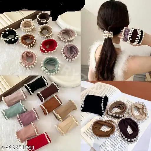 ๐๐ค bownbelle korean pearl scrunchies set for girls โ elegant beaded hair ties for high ponytails & ball buns (5 pcs) โจ๐ซ ๐๐ค bownbelle korean pearl scrunchies set for girls โ elegant beaded hair ties for high ponytails & ball buns (5 pcs) โจ๐ซ