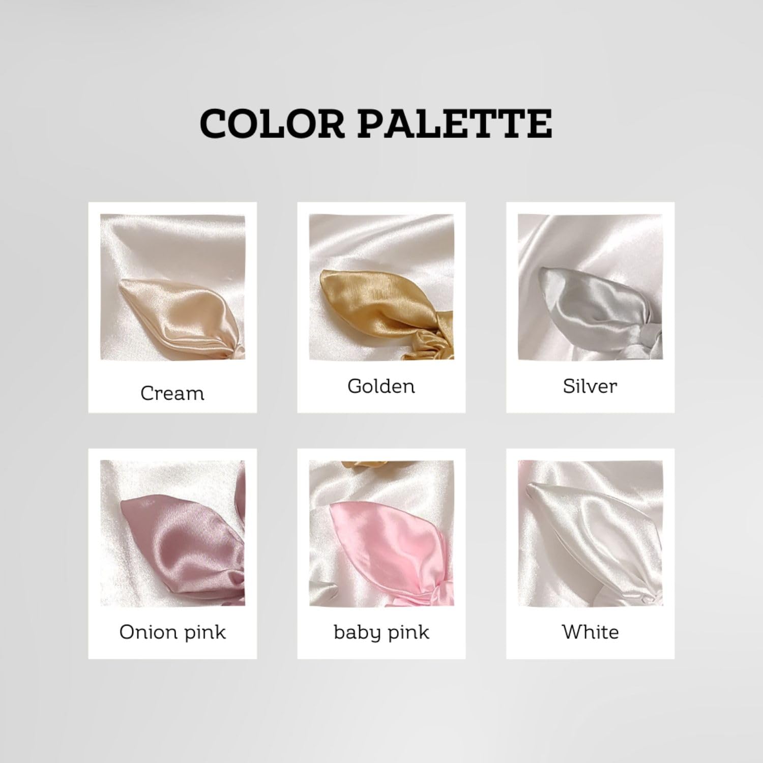 ๐ฐ๐ bownbelle satin bunny scrunchies for women & girls โ cute bow hair ties for everyday & party looks (pack of 6) โจ๐ ๐ฐ๐ bownbelle satin bunny scrunchies for women & girls โ cute bow hair ties for everyday & party looks (pack of 6) โจ๐