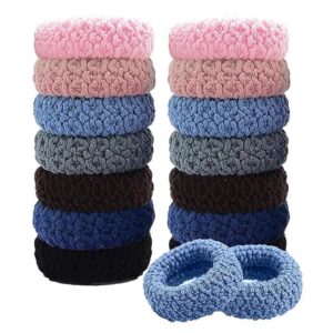 ๐โจ bownbelle premium quality hair rubber bands for women & girls โ soft & smooth elastic hair bands (pack of 12, multicolor) ๐๐