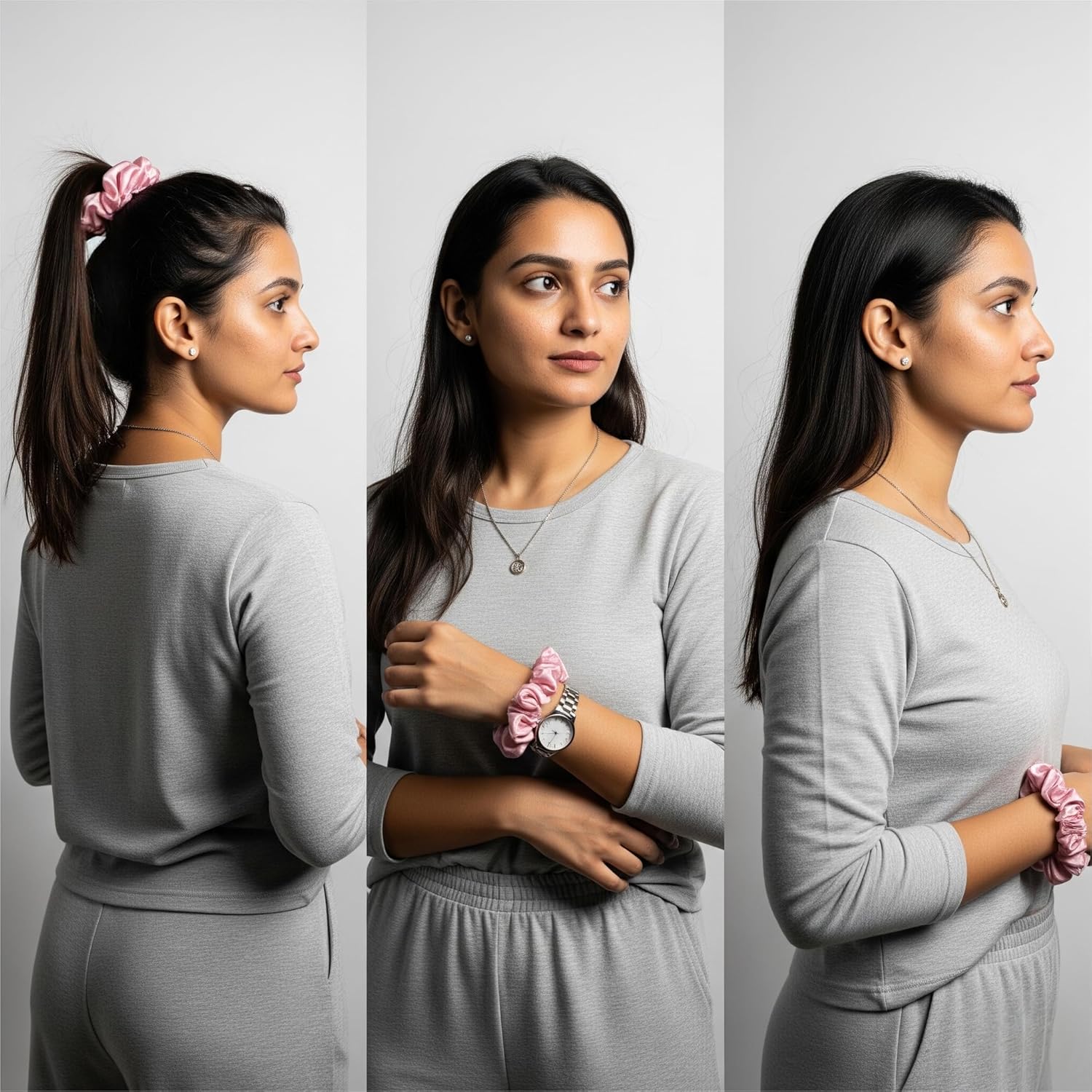 ๐๐ค bownbelle neutral luxe satin scrunchie set for women & girls โ premium soft scrunchies in ivory, black & earthy tones โจ๐ค ๐๐ค bownbelle neutral luxe satin scrunchie set for women & girls โ premium soft scrunchies in ivory, black & earthy tones โจ๐ค